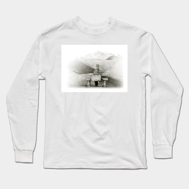 waiting in the desert Long Sleeve T-Shirt by art-koncept